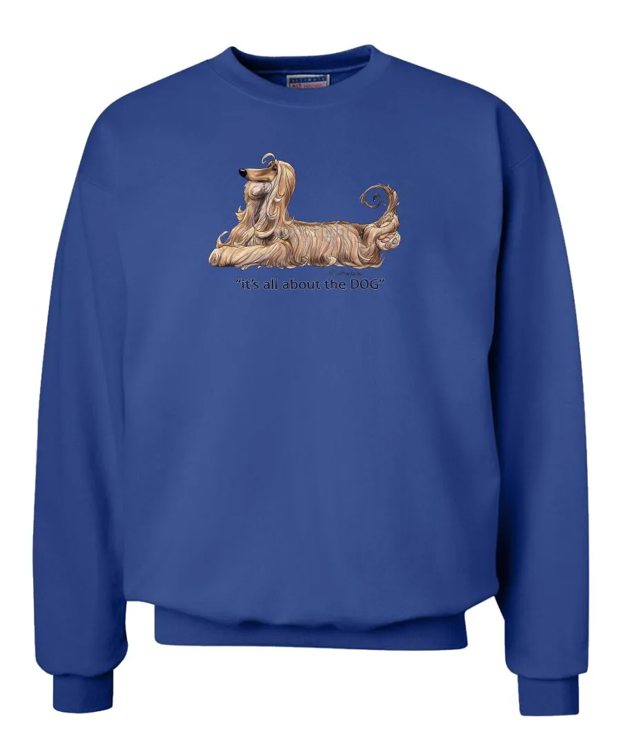 Afghan Hound - All About The Dog - Sweatshirt