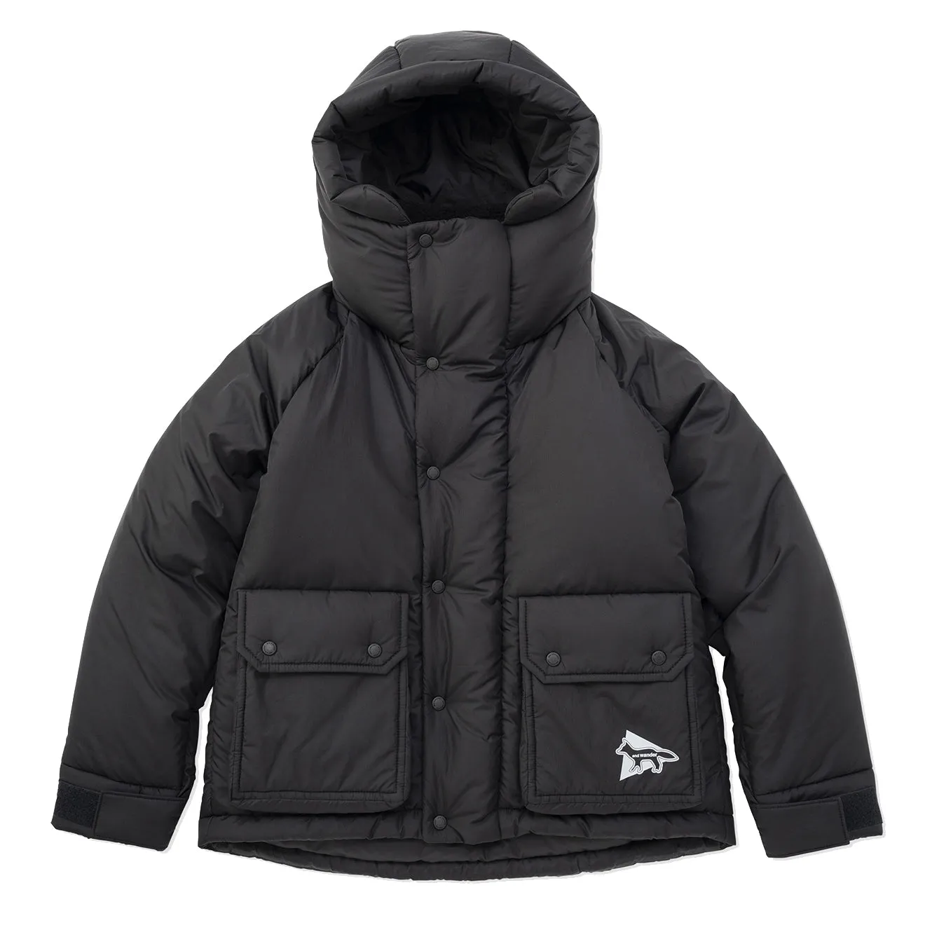 And Wander x Maison Kitsune Insulation Jacket Black