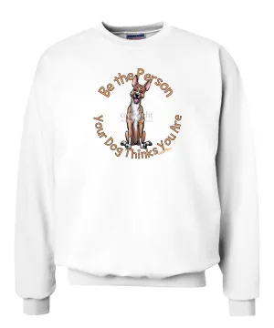 Basenji - Be The Person - Sweatshirt