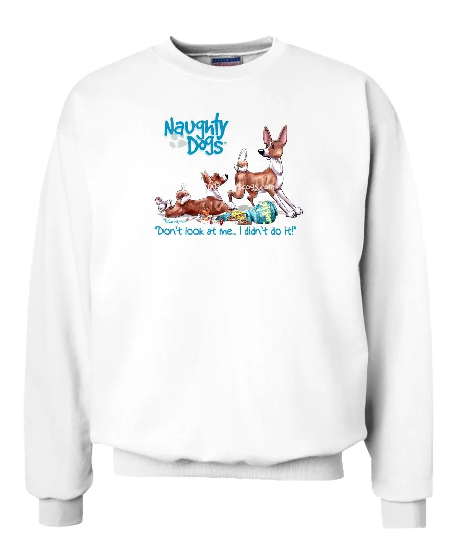 Basenji - Naughty Dog - Mike's Faves - Sweatshirt