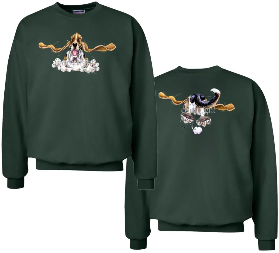 Basset Hound - Coming and Going - Sweatshirt (Double Sided)