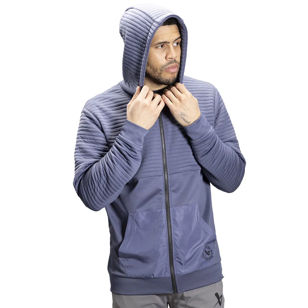 BAUER FLC 3D ADULT BLUE FULL ZIP HOODIE