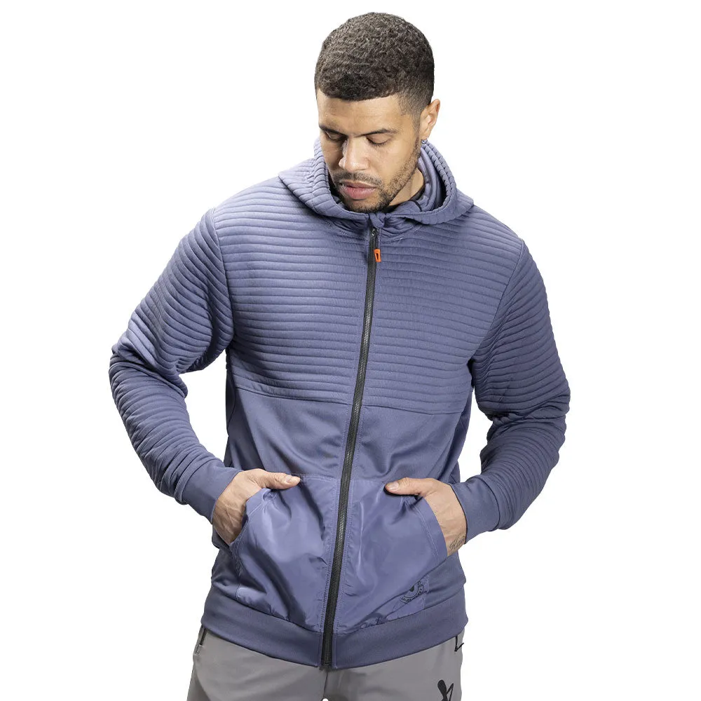 BAUER FLC 3D ADULT BLUE FULL ZIP HOODIE