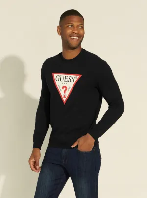 Black Audley Fleece Jumper