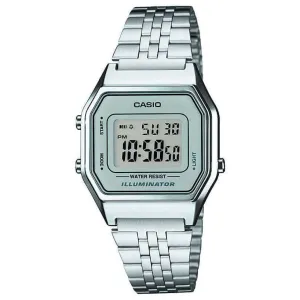 Casio Vintage Unisex Silver Watch LA680WEA-7EF