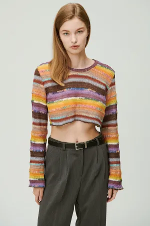 Janet Multi Color Knit Top