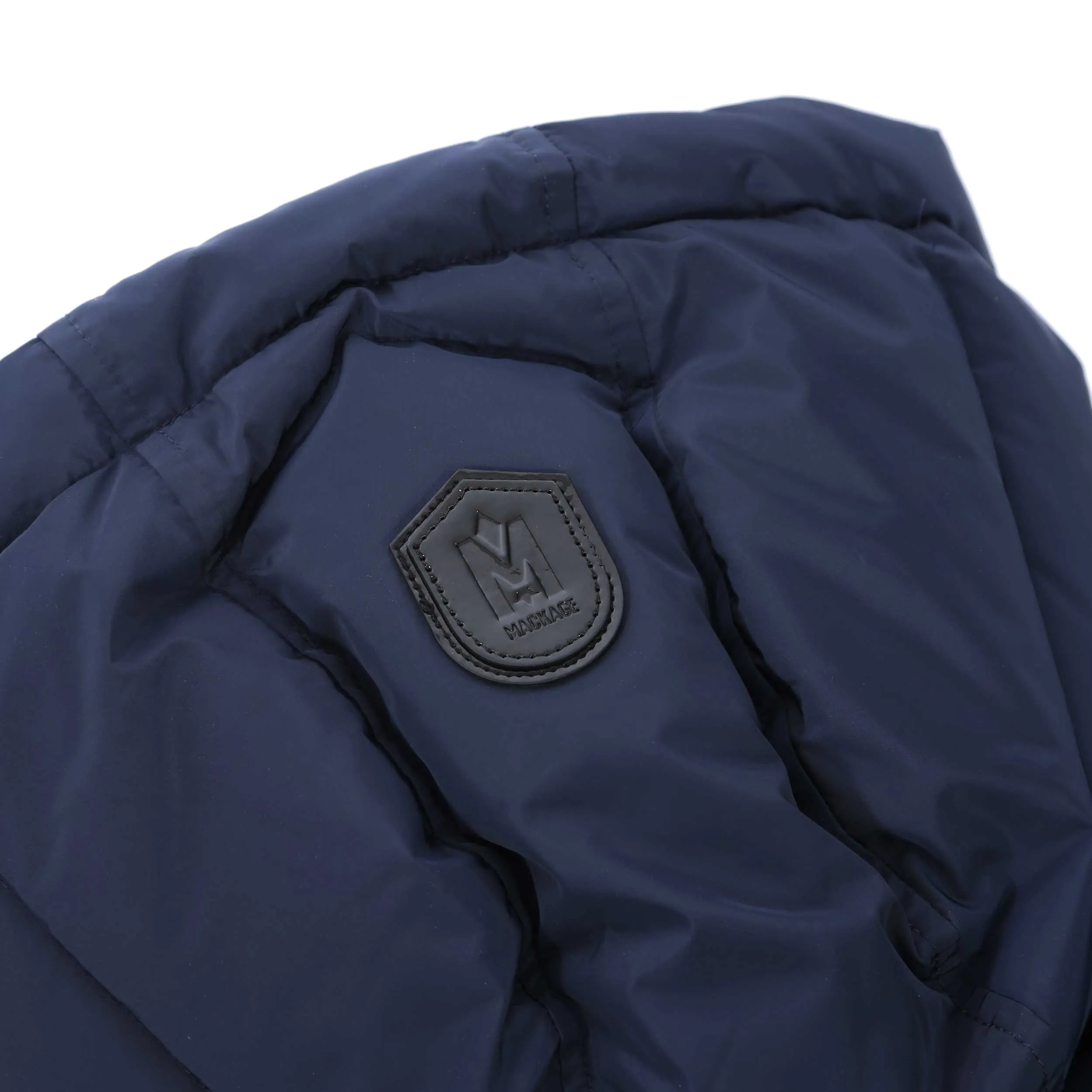 Mackage Hudson Kids Jacket in Navy