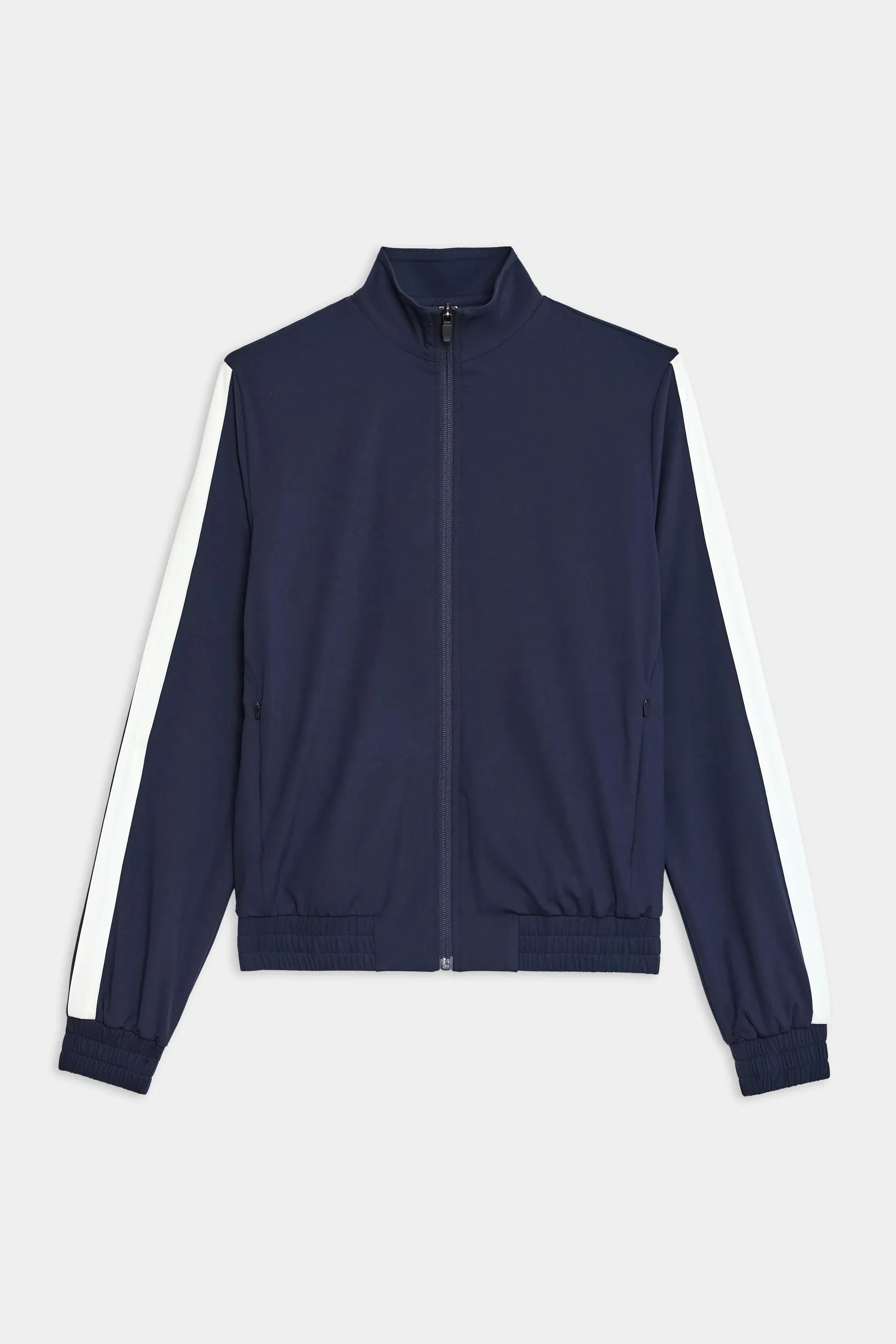 Max Rigor Track Jacket: Indigo/White