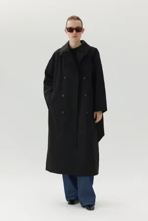 ROOMY TRENCH NIN SPIN AW24 BLACK