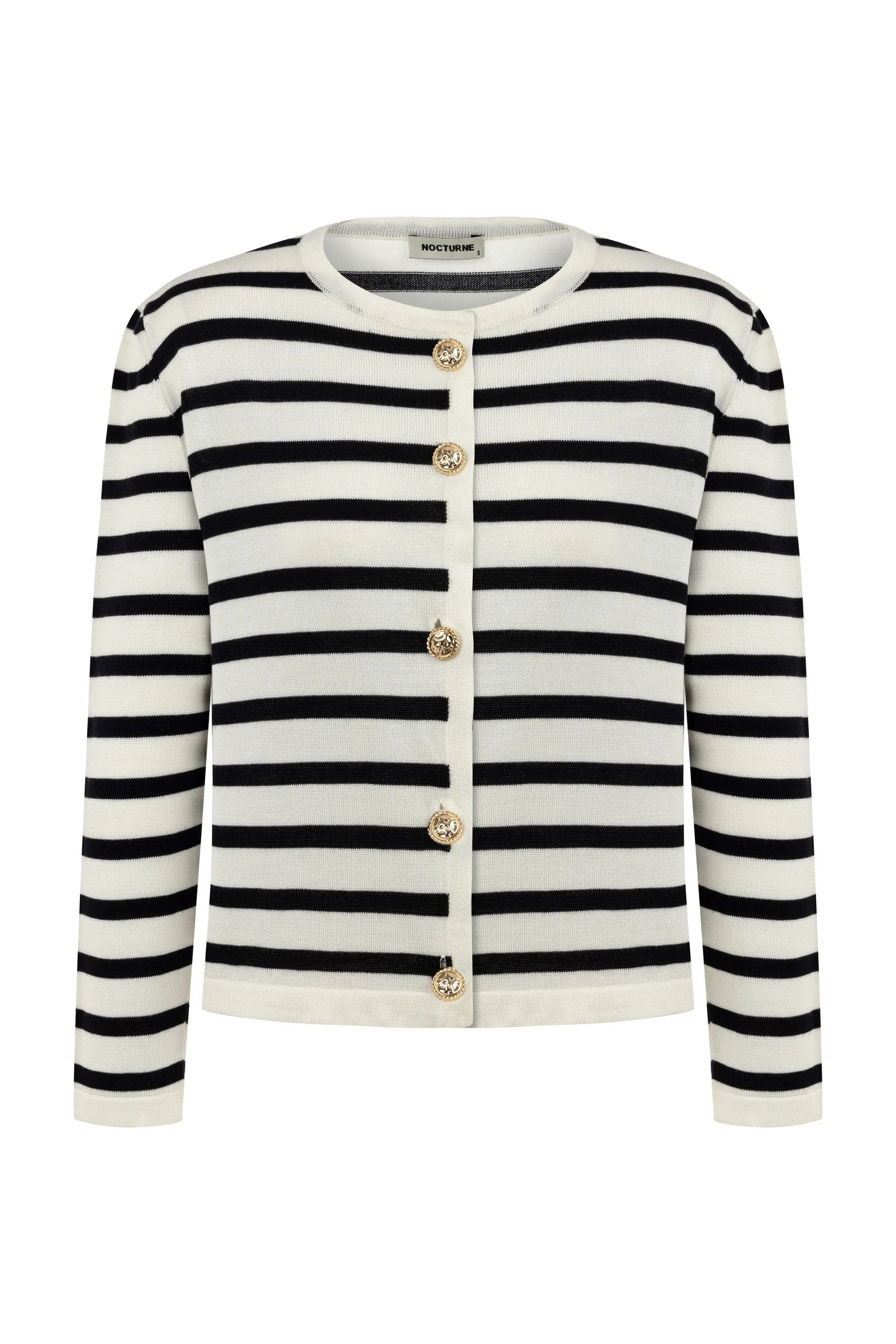 Striped Knitwear Cardigan