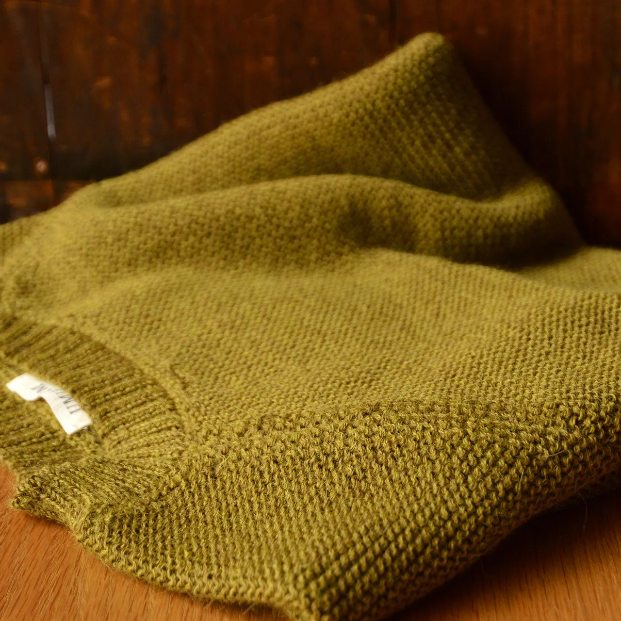 Women's Lise Half Sleeve Sweater - 100% Baby Alpaca - Pistachio (S-L)