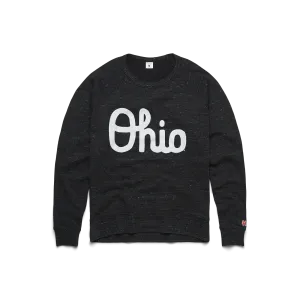 Women's Script Ohio Crewneck